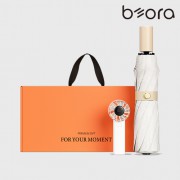 BOR 048 3단 미니 우양산 선풍기세트 (삼색삼단+쿨샷선풍기)