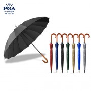 PGA 58*16K솔리드우드원목손잡이 곡자장우산+케이스별도구매(0215503)