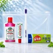 유시몰 유덴트세트 17호(치약20g+알칫솔1개+가글15ml+크린랩휴대용크린백)