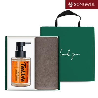 송월 주방세제 기프트세트 02 (뉴컬러무지 150g 1P + 터블 포밍 주방세제 500ml 1P)