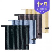 송월 호텔컬렉션 스트라이프 솔리드 34 핸드타올 (66g)