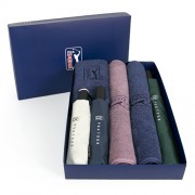 PGA 2단자동+3단완전자동 세이프티+3단수동 암막 우양산+190g 타올 3P 세트(대)