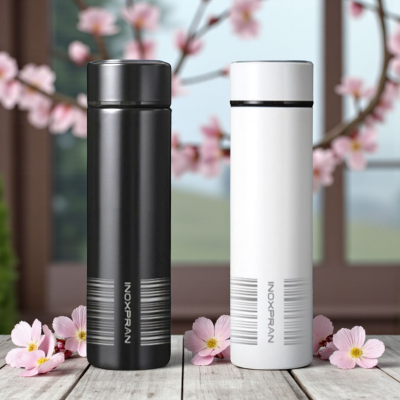 이녹스프랑 LED 온도계텀블러 450ml