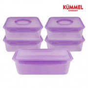 독일쿠멜 향균탈취 야채통 밀폐용기 5세트10p