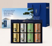 명품광천김 8캔 선물세트