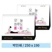 [일반형 캘린더] 오늘하루도홈트(스프링/종이링)