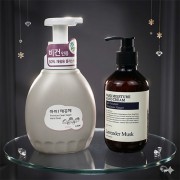핸드워시 아이깨끗해 프리미엄 클린 비건 450ml  Nard 나드 핸드크림 280ml 2종세트