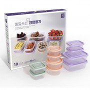 매일쓰는 간편 용기 5호 10종 20p 세트