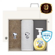 [송월] 스누피 리버 세면2+핸드워시1 3P세트