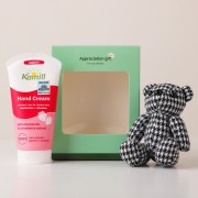 카밀 핸드크림 75ml 키링 체크 곰 인형 2종 기획 세트