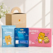 브생건96호 3종세트(바세린 립밤+카카오물티슈+카카오휴대용티슈)