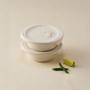 [락앤락] 바로한끼 도자기 밥용기 250ml 2P세트 화이트