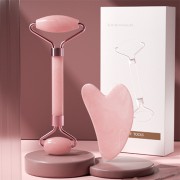 2614 핑크 괄사 세트 얼굴 바디 마사지