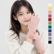 남녀공용 니트 반장갑 손가락없는 방한 터치장갑 겨울 판촉 사은품