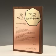 퇴직 감사 송공 감사패 E5223
