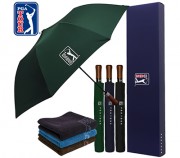 PGA 2단자동 빈티지우드+170g 죽사타올 세트