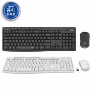 로지텍 코리아 정품 무소음 무선 키보드 마우스 콤보 MK295