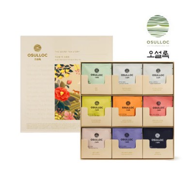 [오설록] 시크릿 티 스토리 9종*3입 총 27입 (선물포장+쇼핑백)