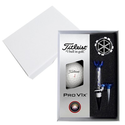 타이틀리스트 PRO V1x 3구 볼마커칩 자석티 고급 싸바리케이스