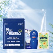 몸편한 구급키트 3종세트 21호(일체형 쿨파스+멘소래담 롤온로션+크리넥스 안심 손소독)