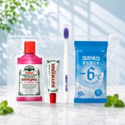 유시몰 유덴트세트 6호(치약20g+알칫솔1개+가글15ml+크리넥스쿨링물티슈)
