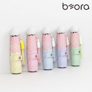 BOR 069 캔디볼 투톤 6K 초경량 우양산 미니 컬러암막 UV차단 5단 우산
