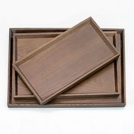 우드무늬목 직쟁반(브라운)