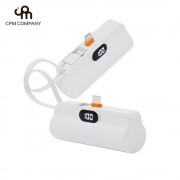 CPM LCD 20W 고속 디스플레이 도킹형 보조배터리 5000mAh