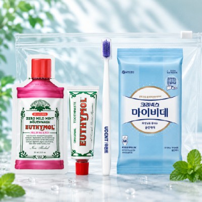 유시몰 유덴트세트 3호(치약20g+알칫솔1개+가글15ml+크리넥스마이비데)