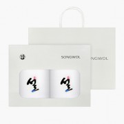 [송월타올] 설자수 2p 선물세트(쇼핑백)