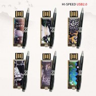 빛나 민족의 유산 시리즈 자개 2종세트 (USB메모리+자개볼펜 2.0 4GB~128GB) 6종 이미지