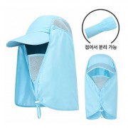 골프,등산,낚시 자외선 차단 탈착식 차양모자a54