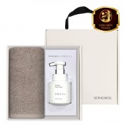 송월 생활공작소 2P 세트 (뉴컬러무지 타올 1매 + 핸드워시 250ml 1개)