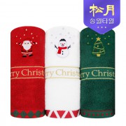 송월타올 메리 크리스마스 타올 140g 1P