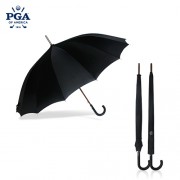PGA 70-16K무지검정곡자 장우산(방풍기능)