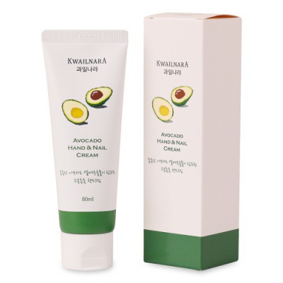 과일나라 아보카도 핸드 앤 네일 크림 80ml 1p (케이스 포함)