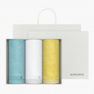 [송월타올] 160g 송월 샤보렌 물결 (3매+쇼핑백)
