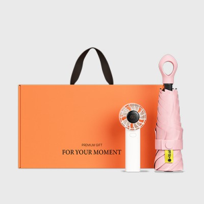 벨솔라 멀티고리 5단 초경량 미니 우양산 암막 양우산 선물세트+쿨샷 휴대용 핸디 선풍기
