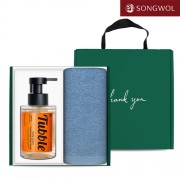 송월 주방세제 기프트세트 05 (크라운 180g 1P + 터블 포밍 주방세제 500ml 1P)