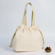 로페리아 휴대용 캔버스 복주머니 에코백(0215614)