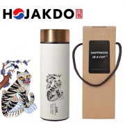 한국전통 K컬쳐 까치와호랑이 호작도 파우더 데일리 텀블러 440ml 선물세트
