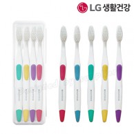 LG미세모 칫솔4p세트 LG생활건강 여행용세트 구강용품