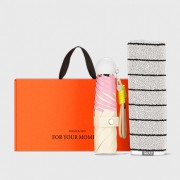 벨솔라 캔디볼 초경량 우양산 미니 컬러암막 5단 양우산 선물세트 답례품+무한타올세트 그레이 모달 180g 수건세트