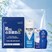 몸편한 구급키트 3종세트 38호(일체형 쿨파스+멘소래담 쿨 에어파스+롤온연고)