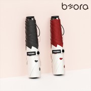 BOR 무지 인쇄우산 050 테스지 하트 브리즈 초경량 우양산