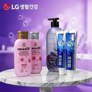 LG생활건강 샴푸 바디워시 치약 5종세트