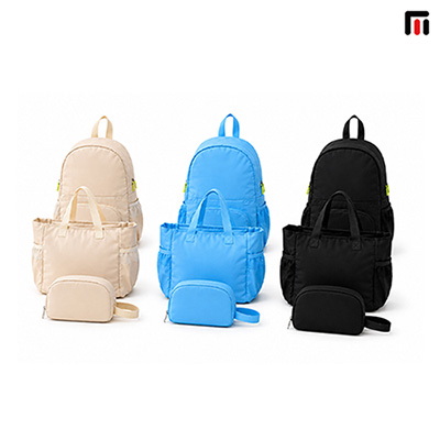 [모두엔] 듀오 2in1 접이식 미니 보스턴백 겸용 백팩