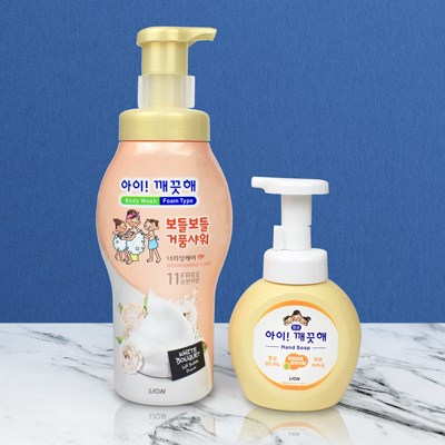 아이깨끗해 거품샤워 바디워시 700g 핸드워시 2종세트