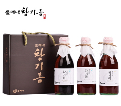 [들메내 참기름] 행복가득 단3호 선물세트