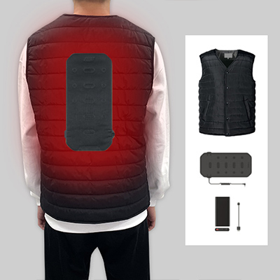 남녀공용 고급 발열 방한 경량조끼 겨울 작업복 M~4XL